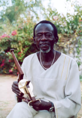 Badou Jobe with kora award
