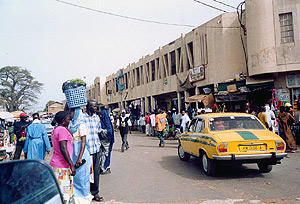 Around Serrekunda market,  March 2003